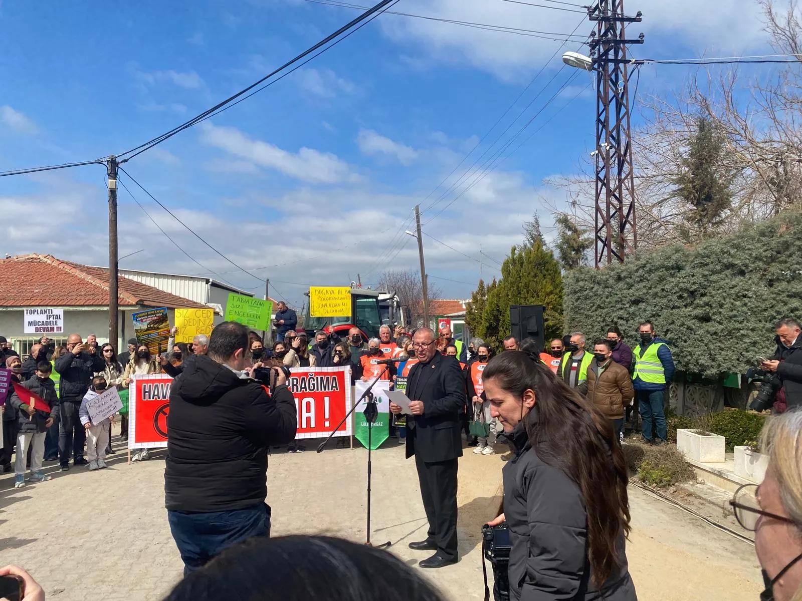 Eskibedir’de Yakma Tesisi Tepkisi