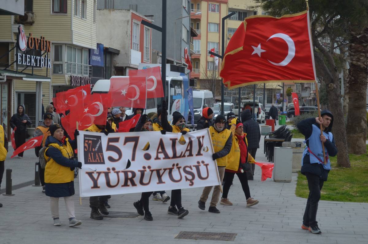 Tekirdağ’dan Conkbayırı’na yürüyorlar