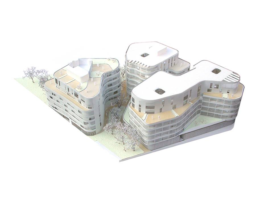 Daufrene & le Garrec / logements quai de la marne