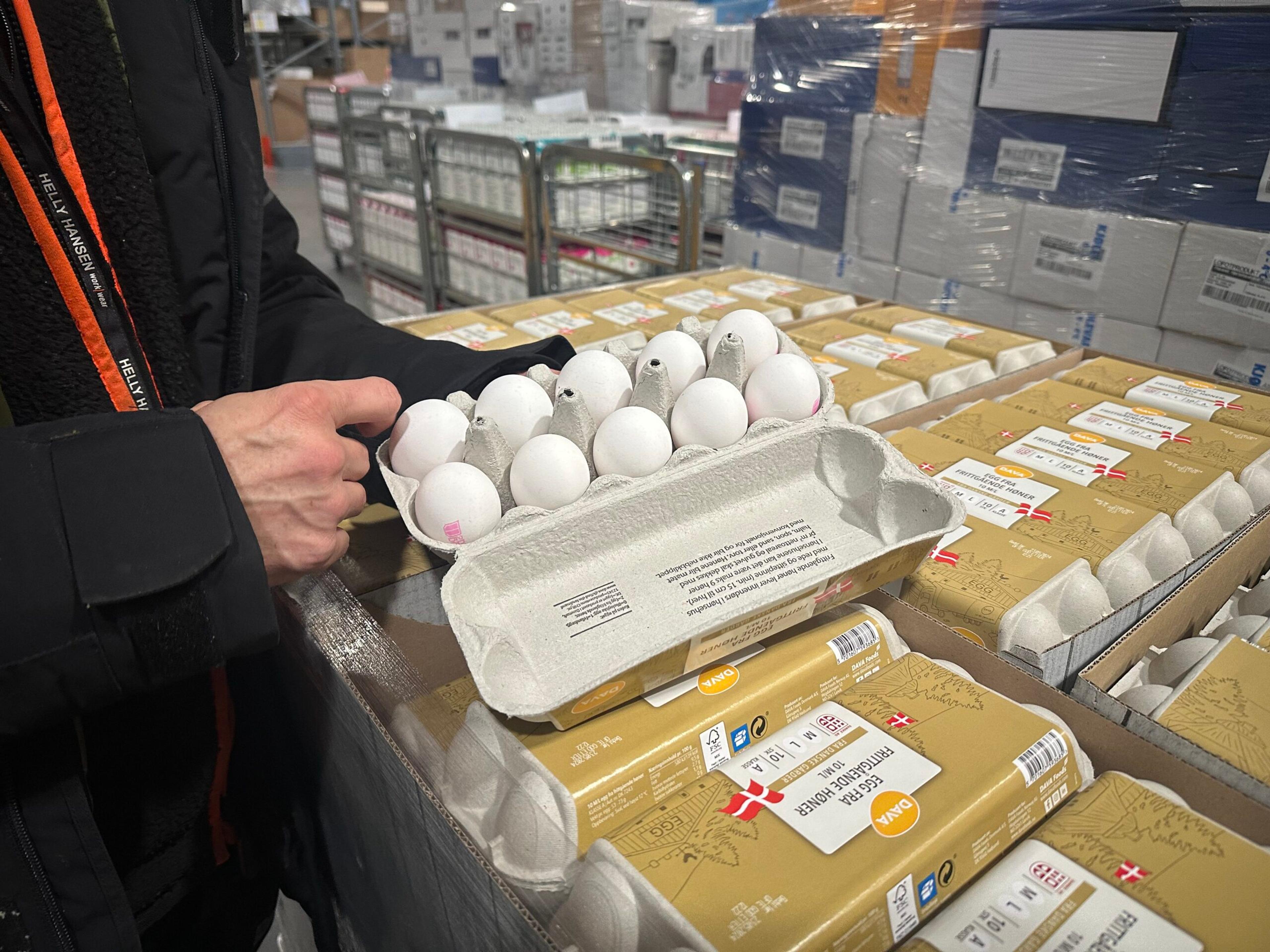 Bilde av DAVA egg fra frittgående høner