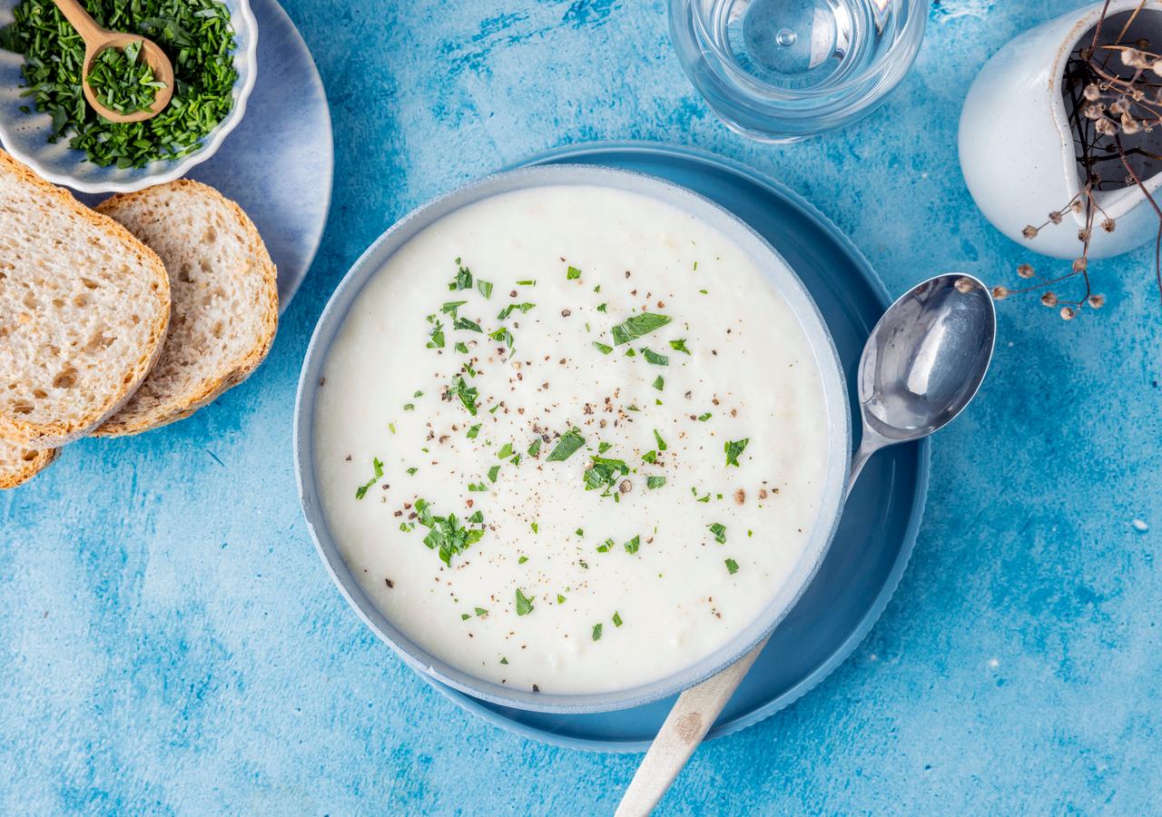Bilde av hjemmelaget blomkålsuppe