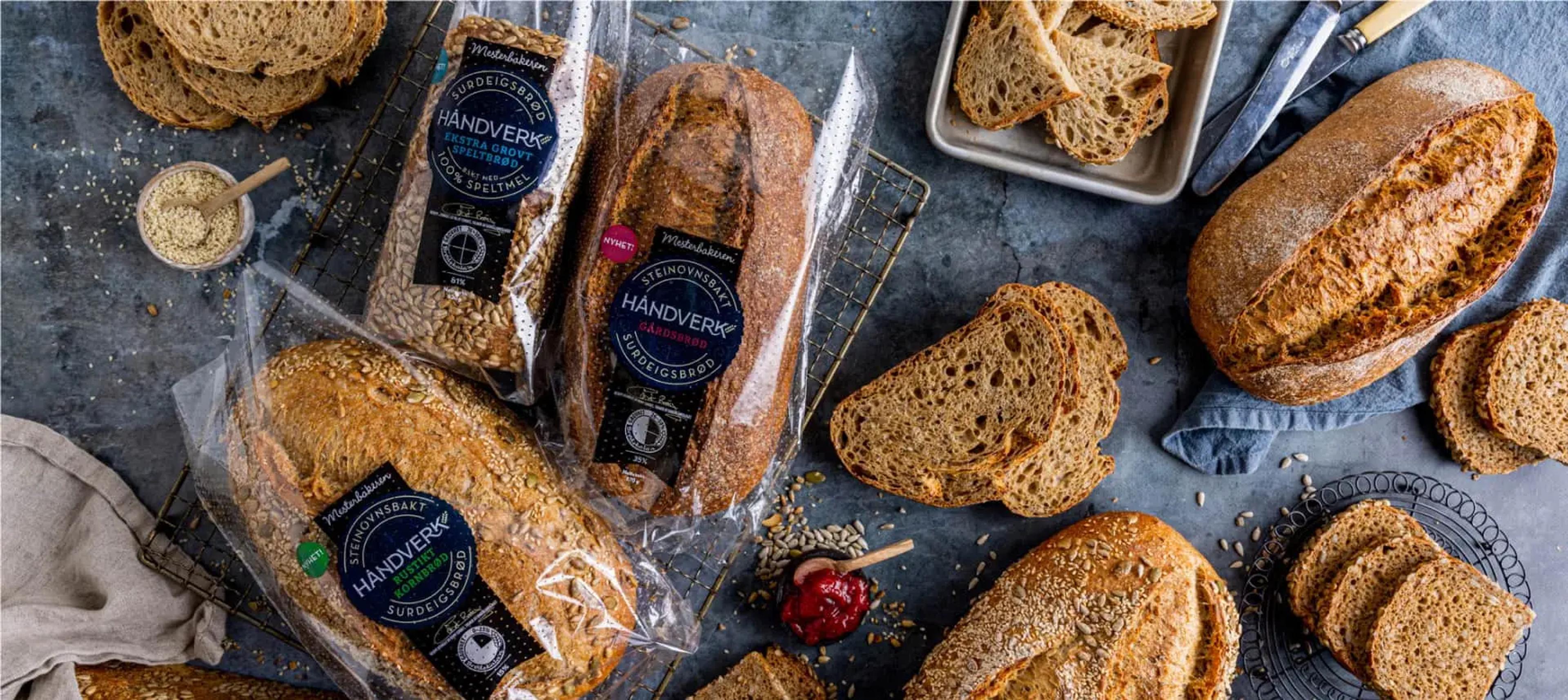 Bilde av brød fra Mesterbakeren