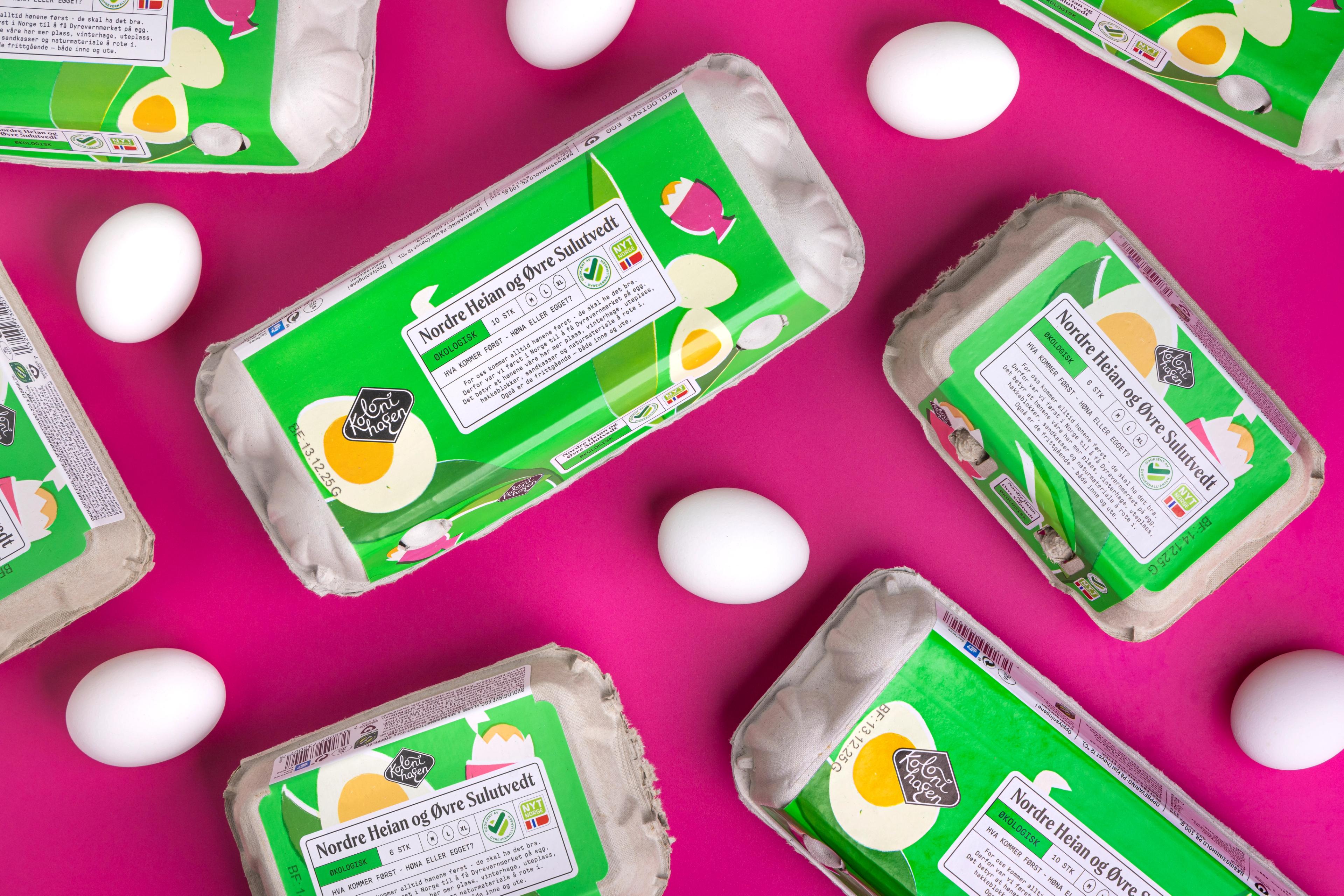 Kolonihagen egg 6pk og 10pk