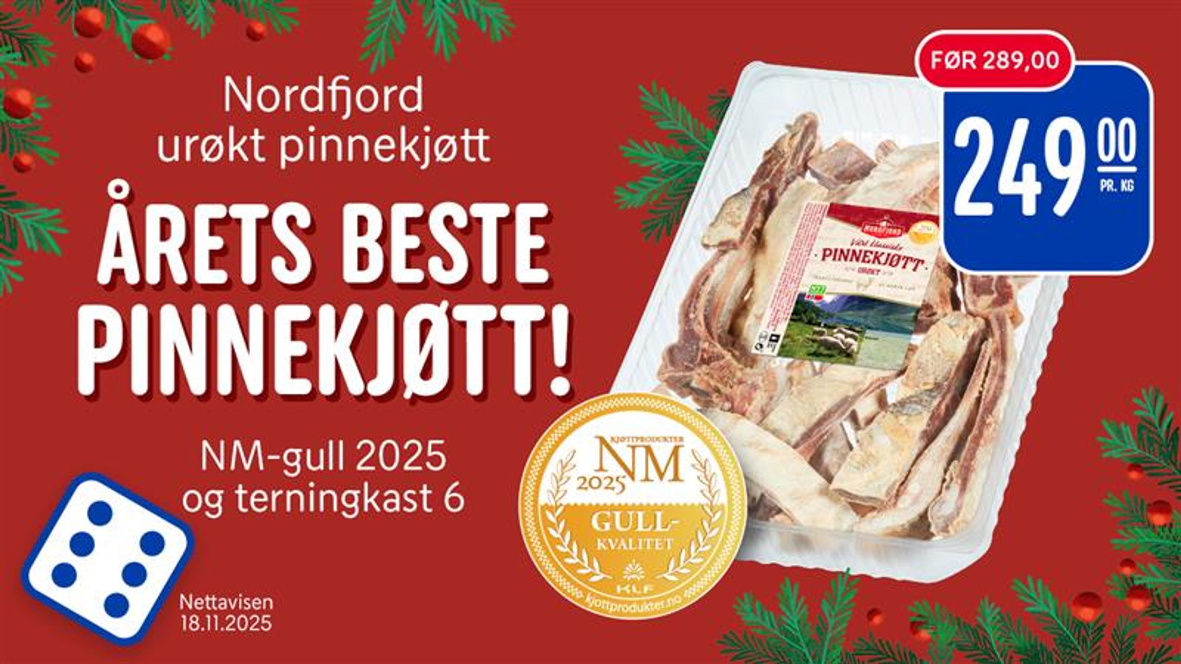 råest beste pinnekjøtt fikk terningkast 6 fra nordfjord
