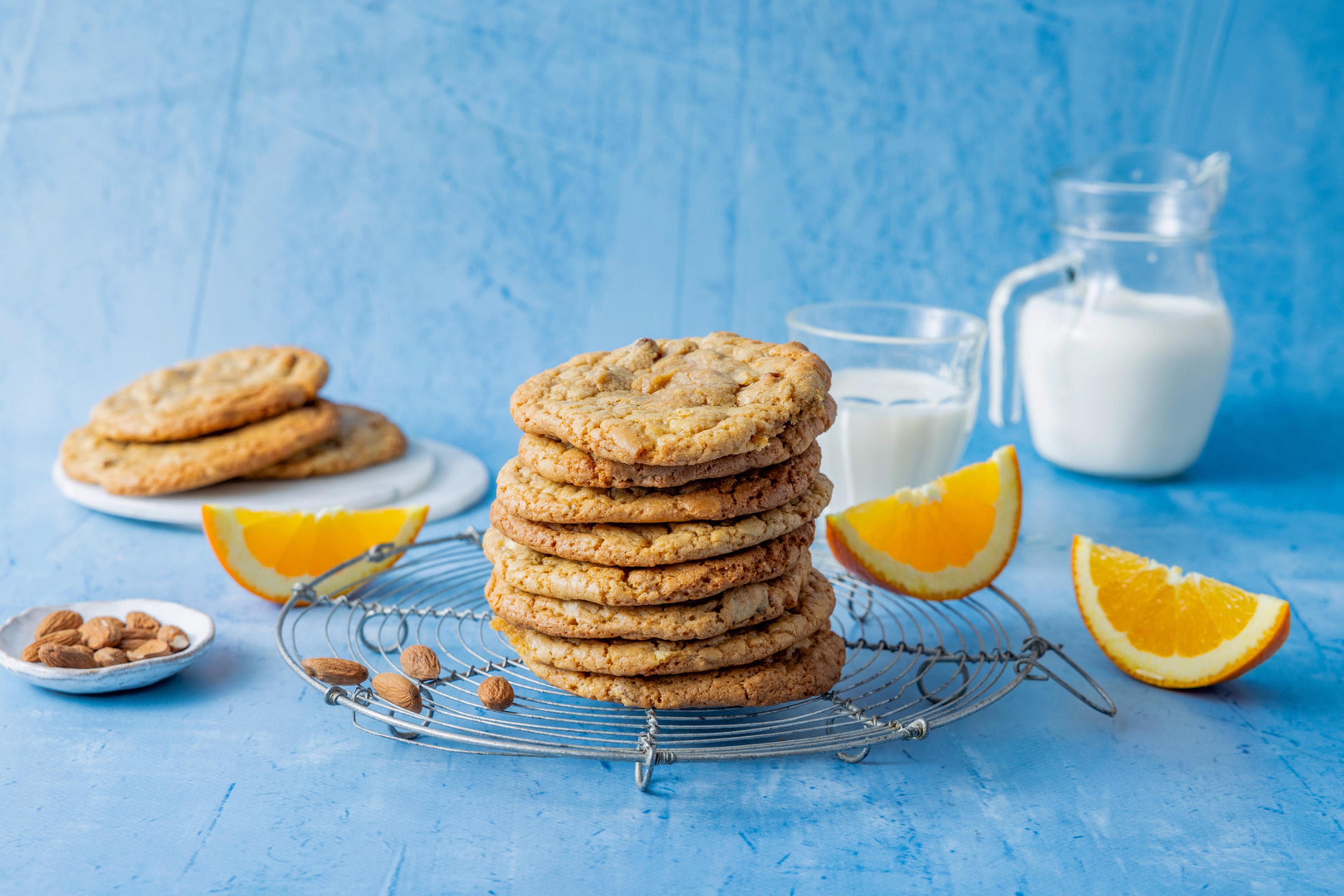 Cookies med mandler og appelsin