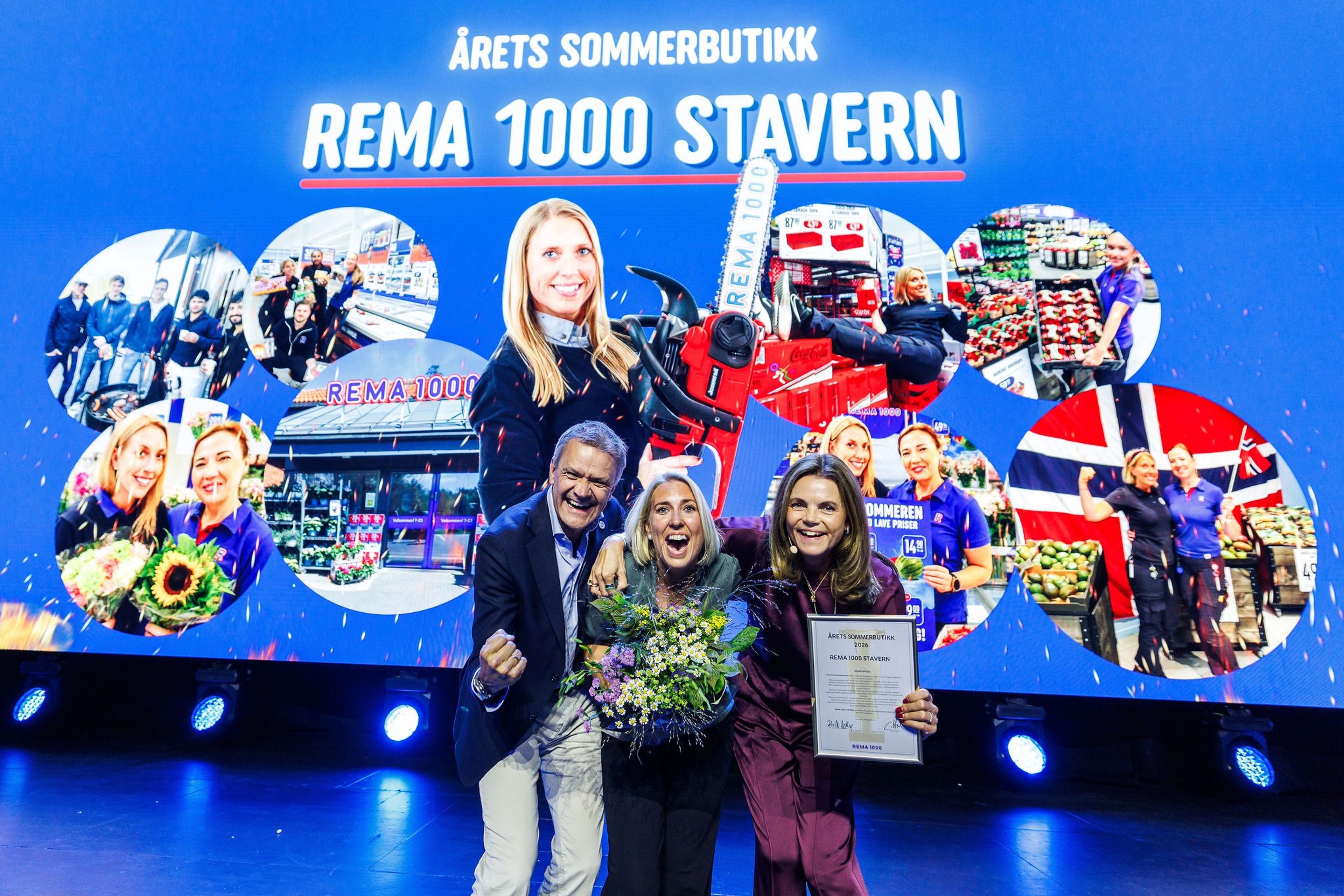 Bilde av Årets sommerbutikk REMA 1000 Stavern