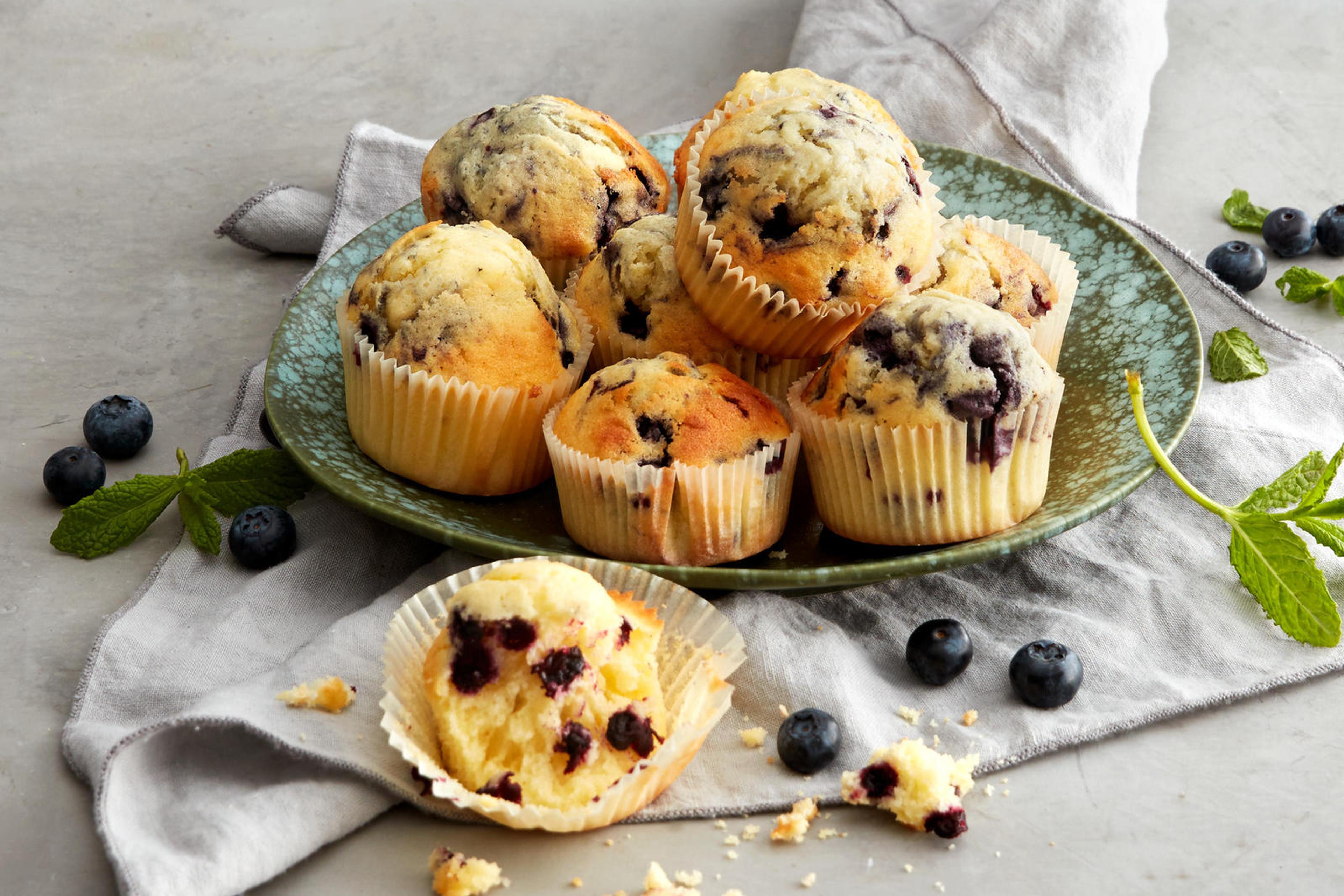 Blåbærmuffins