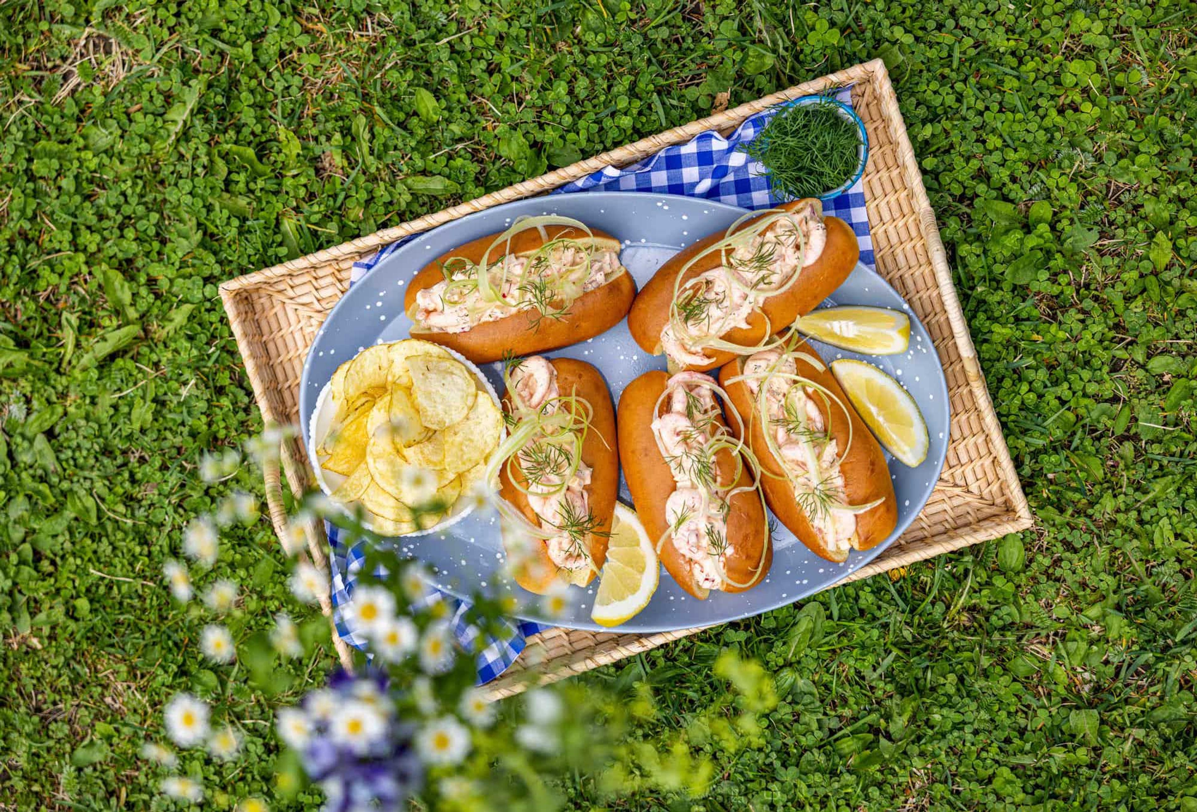 Rekesmørbrød til pikniken