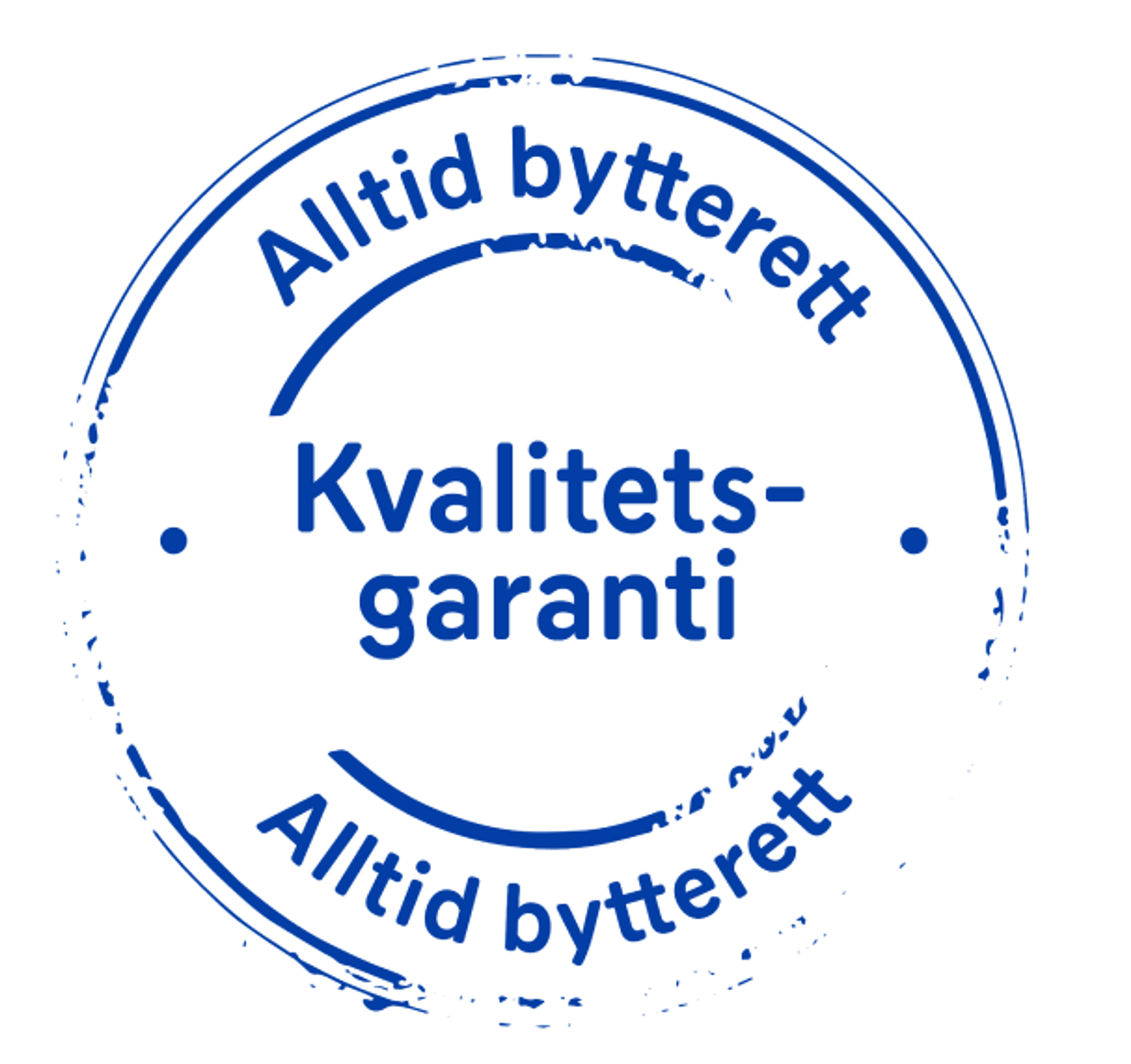 Kvalitetsgaranti alltid bytterett