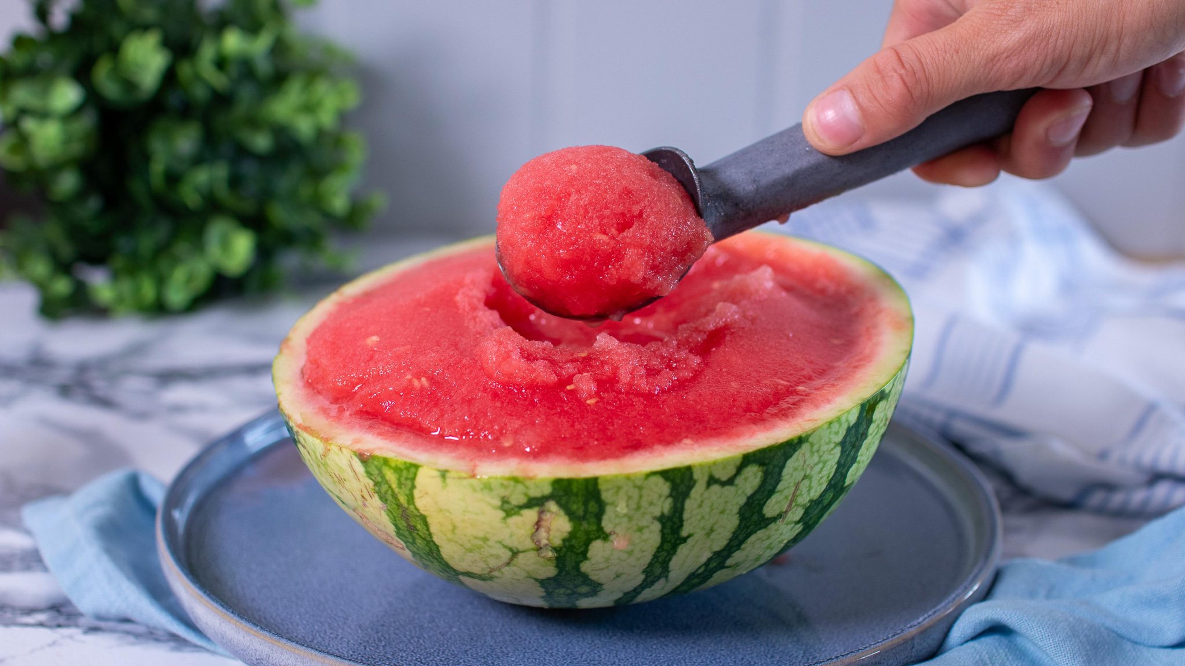 Vannmelonsorbet