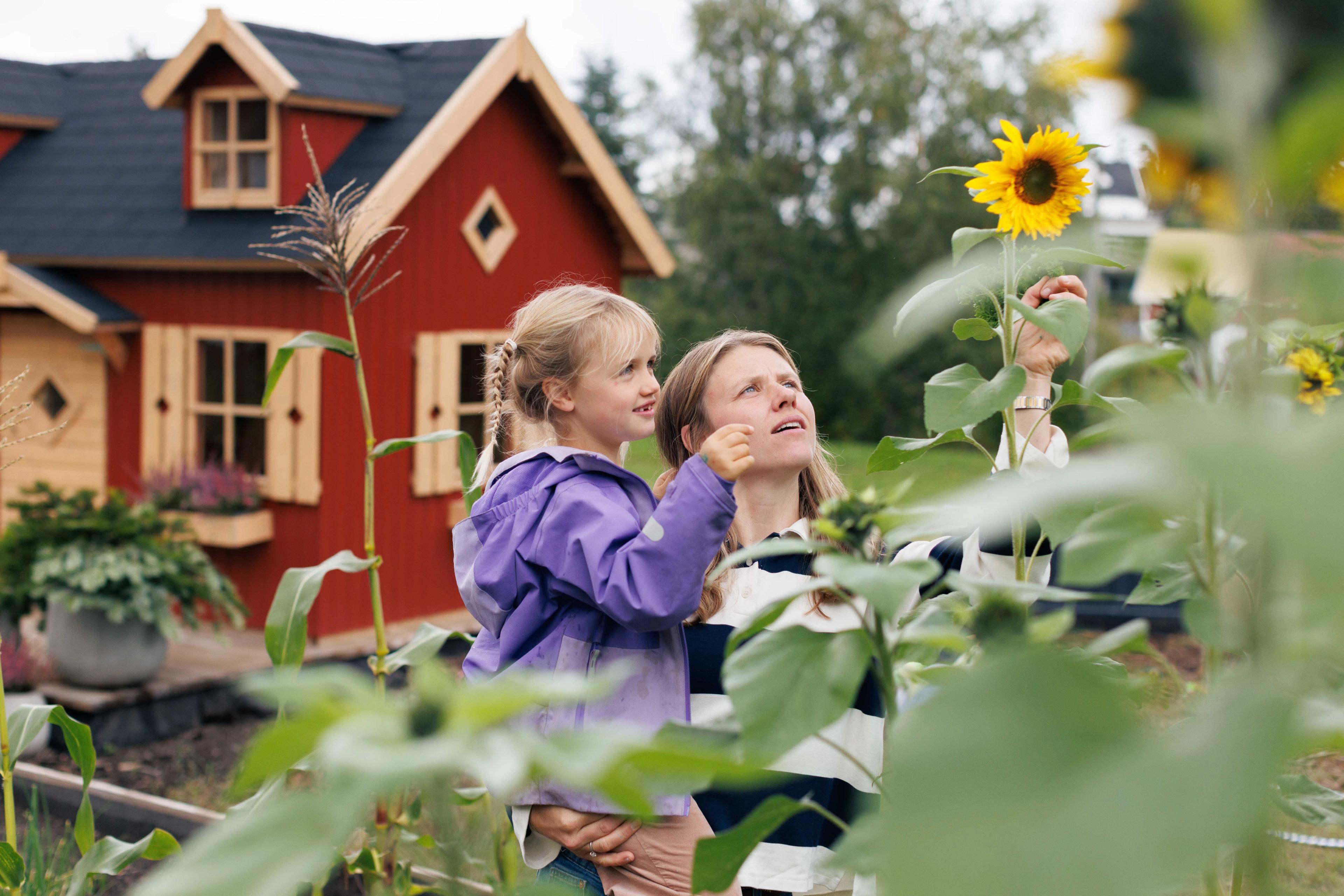 Bilde av Tiril og datteren Vega