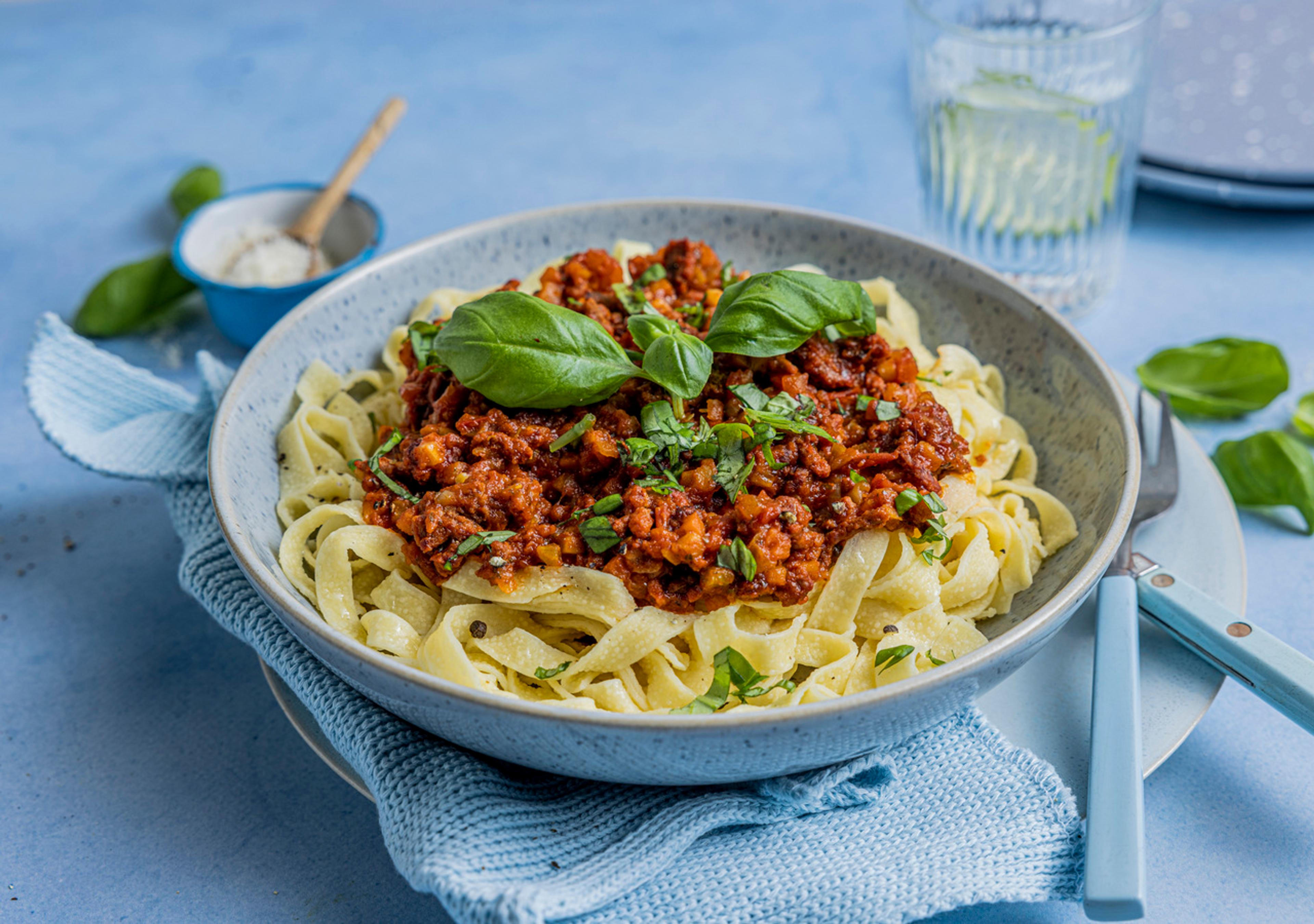 Pasta med kjøttsaus