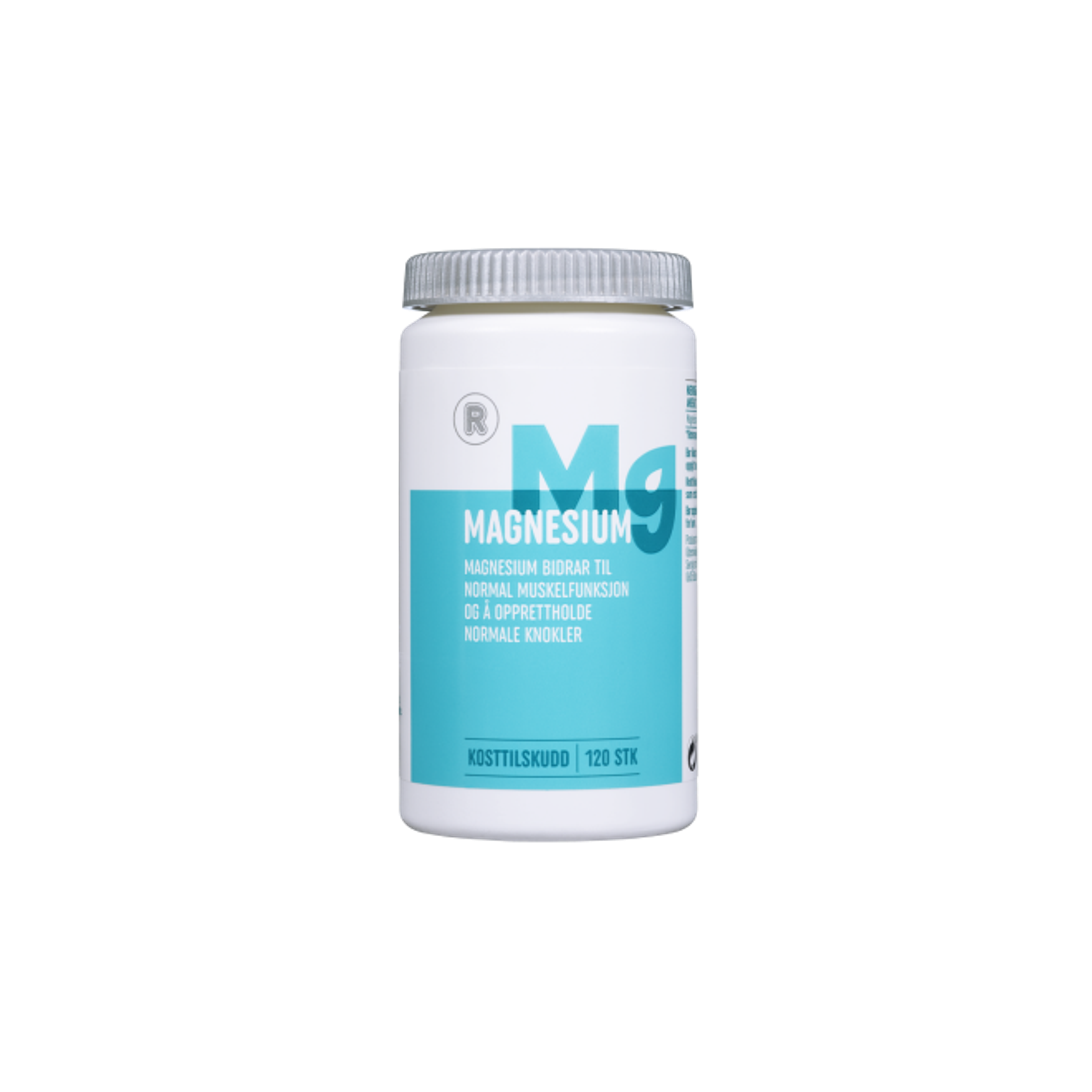 Magnesium, magnesium bidrar til normal muskelfunksjon og å opprettholde normale knokler