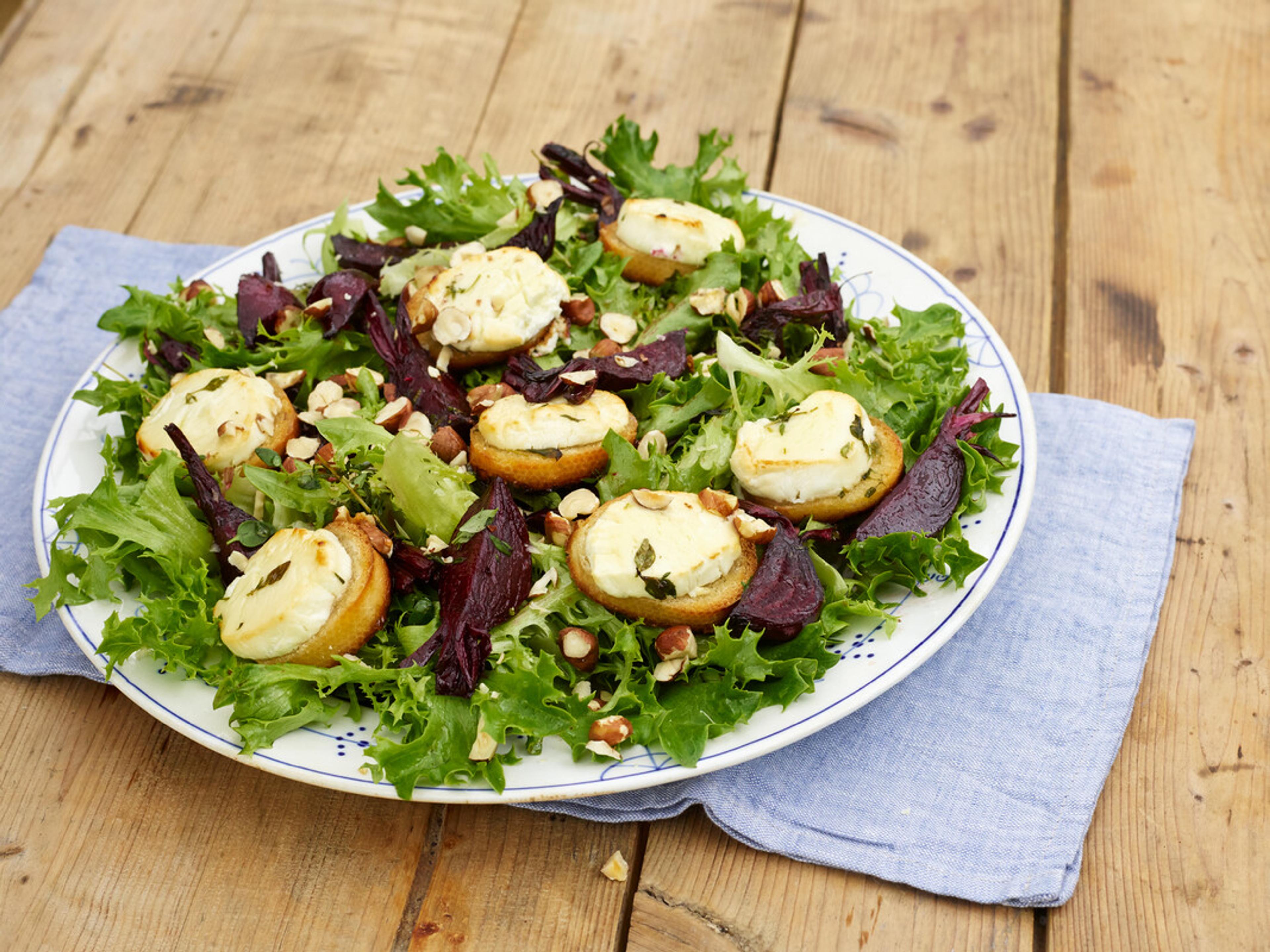 rødbetesalat med chevre fra rema 1000