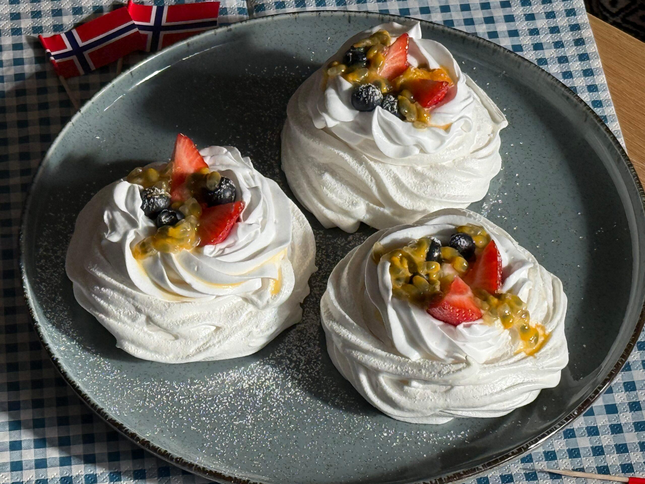 mini veganske pavlova