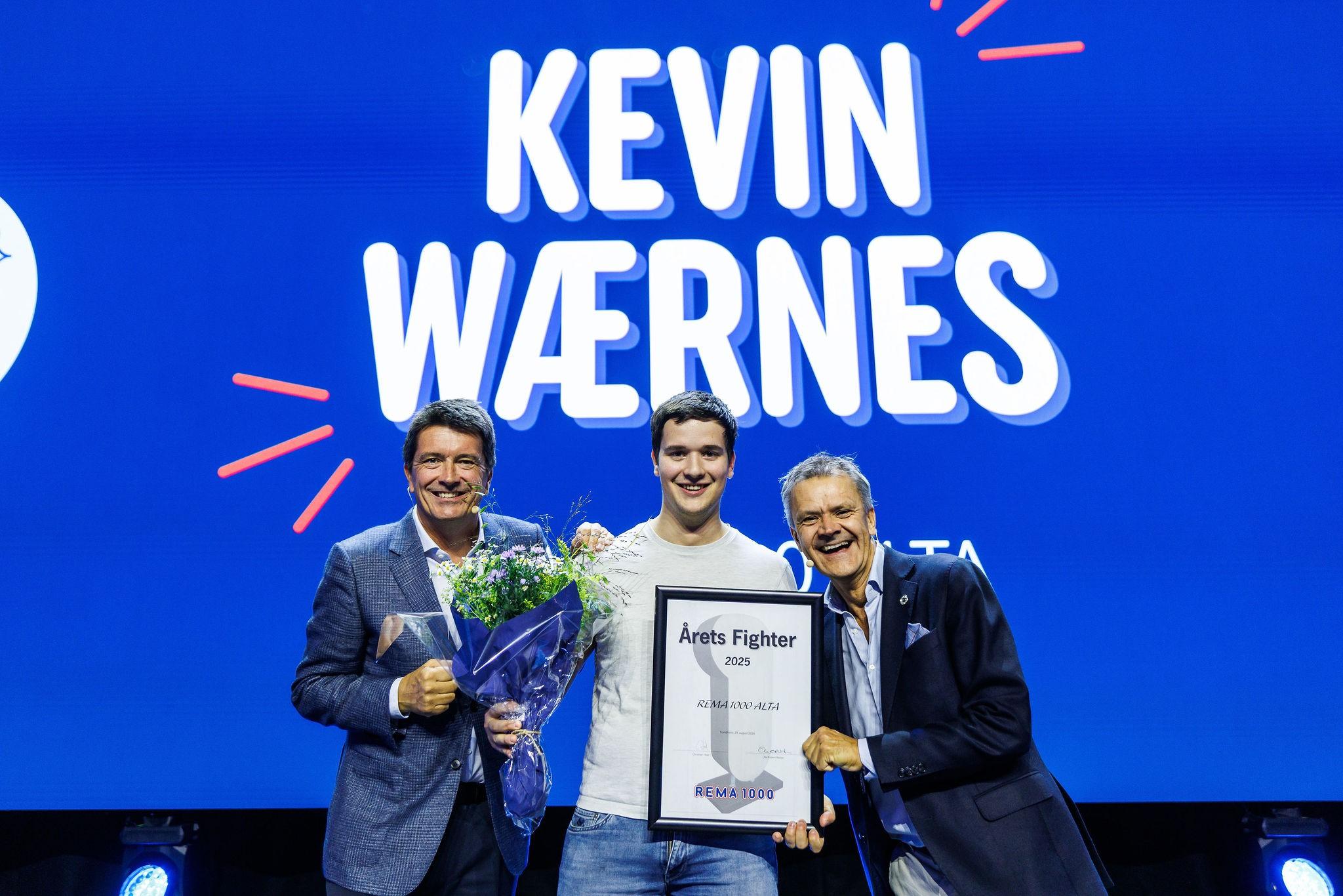 Bilde av Årets Fighter Kevin Wærnes