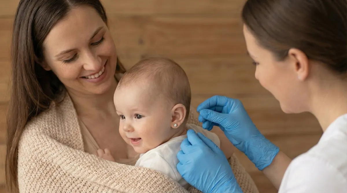 С какого возраста можно прокалывать уши ребенку? Inverness Med для детей 0+