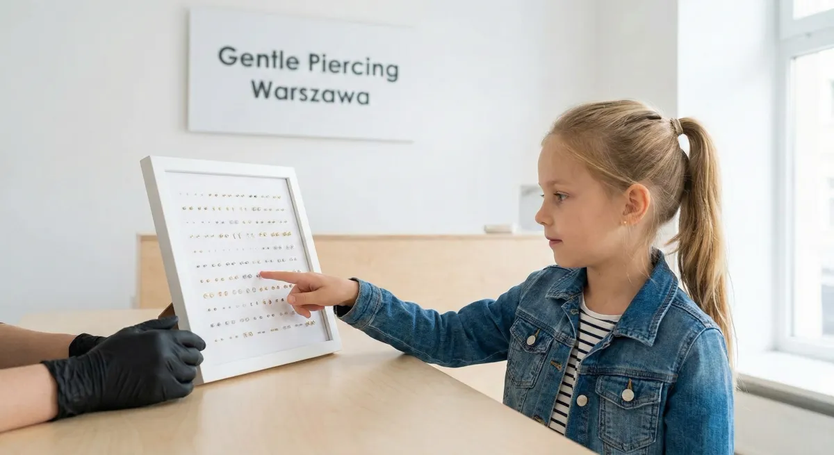 Jakie kolczyki wybrać na pierwsze przekłucie uszu dziecka?