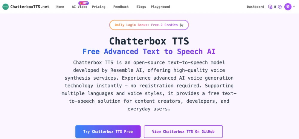 image of Chatterbox TTS