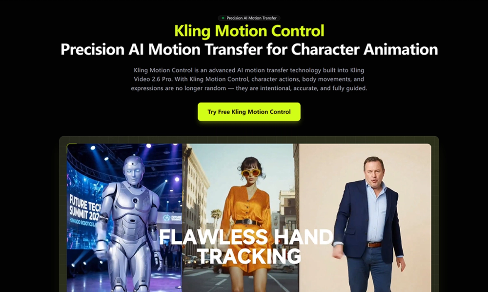 image of Kling Motion Control image of Kling Motion Control