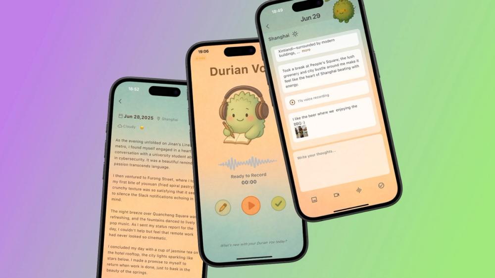 image of Durian Vox - Audio Diary with AI