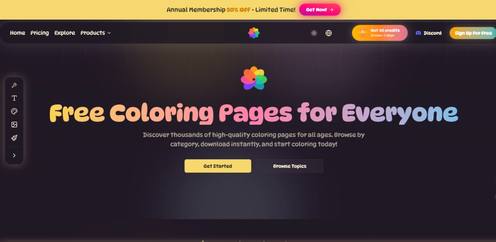 image of Free Printable Coloring Pages