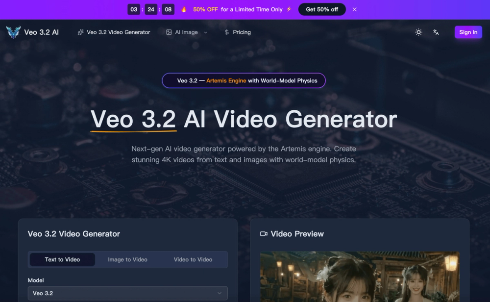 image of Veo 3.2 AI