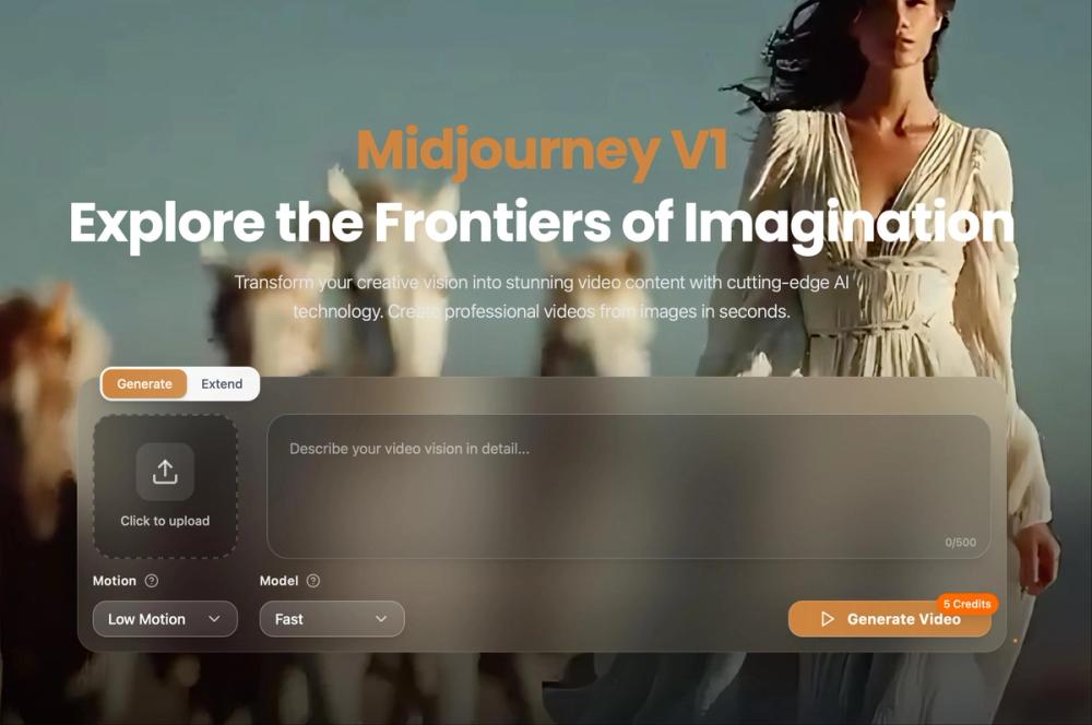 image of Midjourney V1