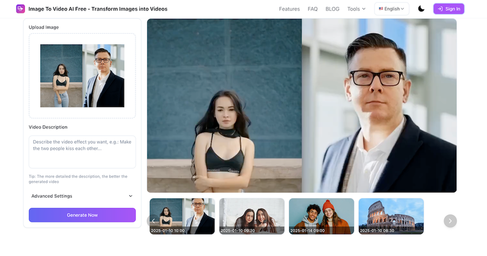 image of AI Kissing Video Generator