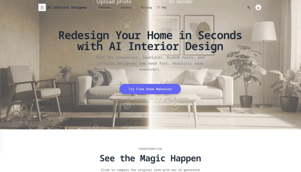 image of ai interior designer