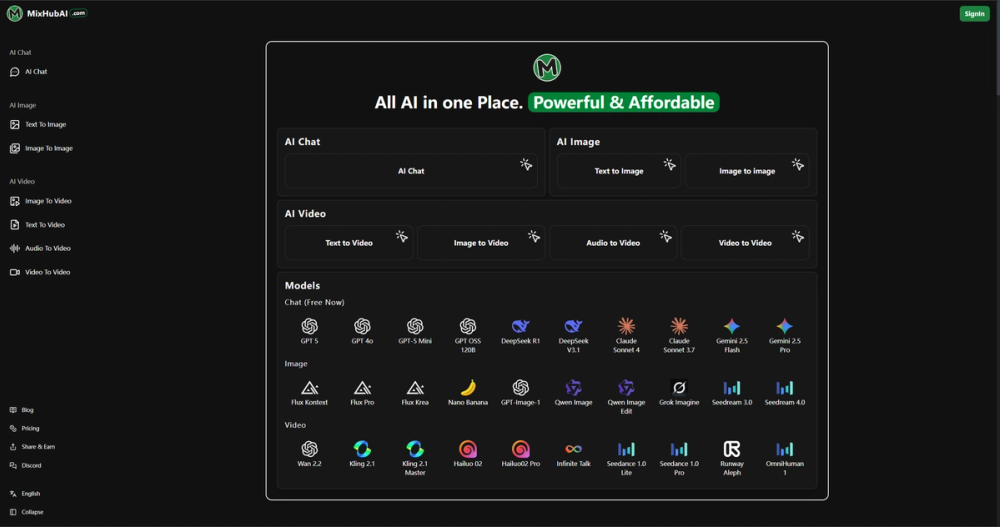 image of MixHub AI
