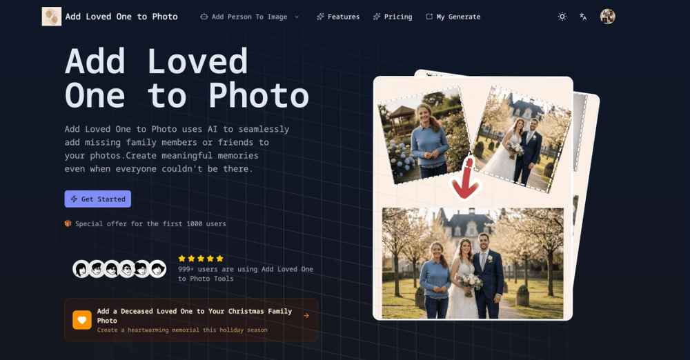 image of Add Loved One to Photo image of Add Loved One to Photo