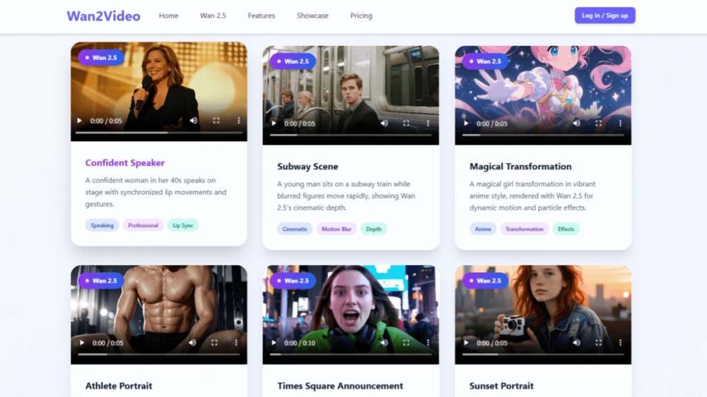 image of Wan 2.5  AI Video Generator
