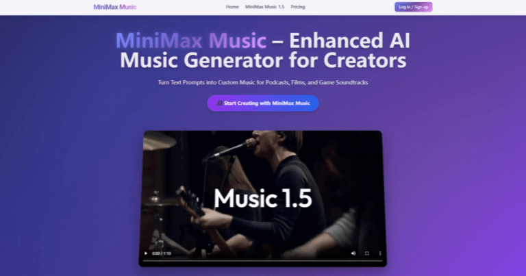 image of MiniMax Music