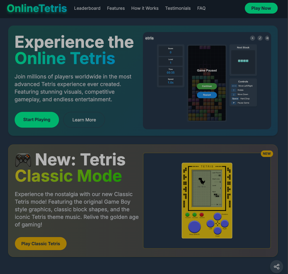 image of Free Tetris