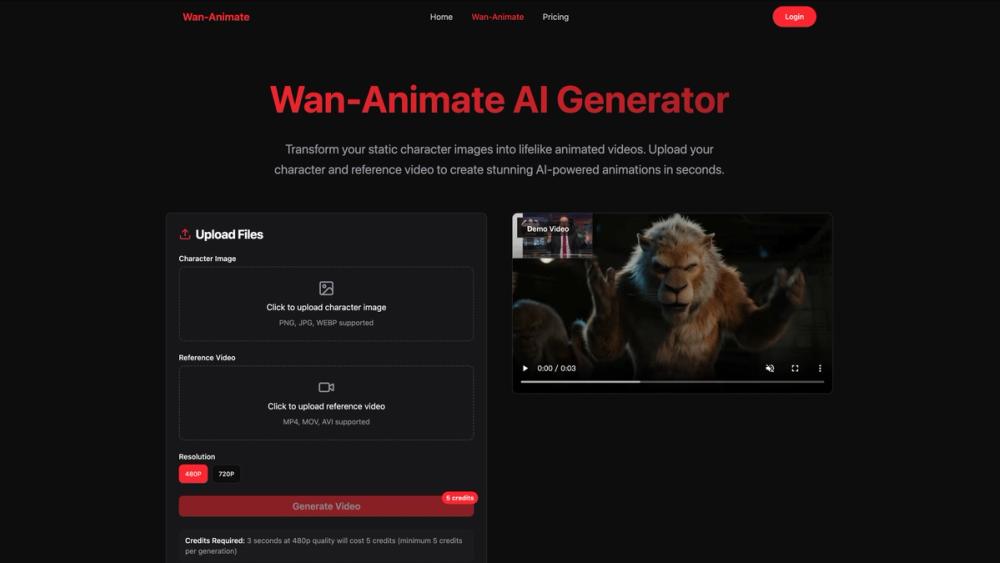 image of Wan Animate