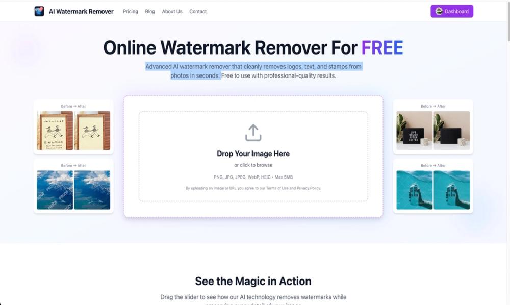 image of Ai Watermark Remover