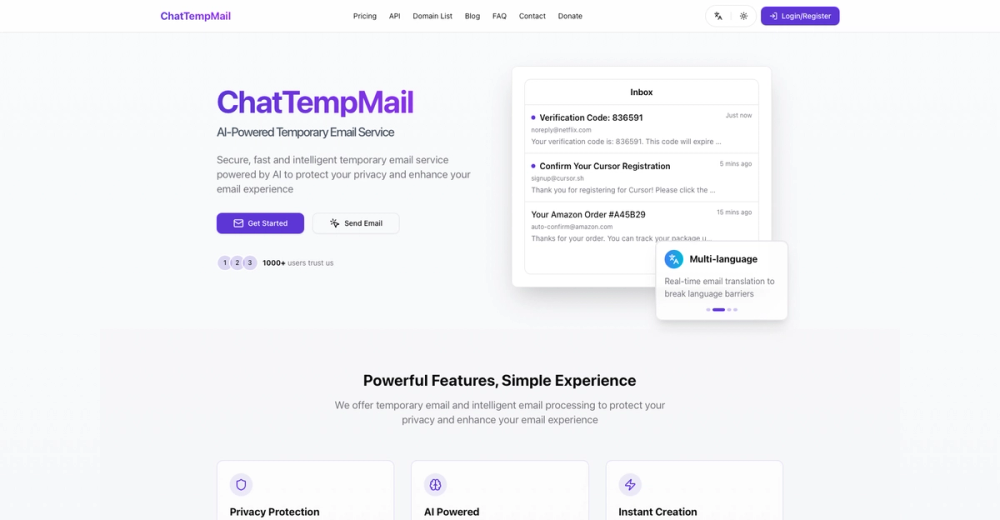image of ChatTempMail