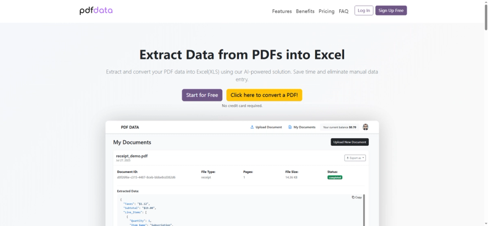 image of PDFData 