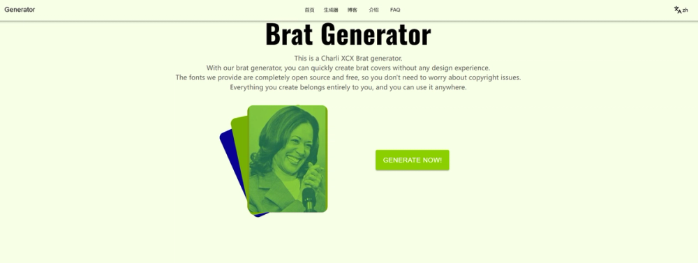 image of Fast Brat Generator
