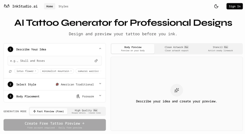 image of InkStudio.ai