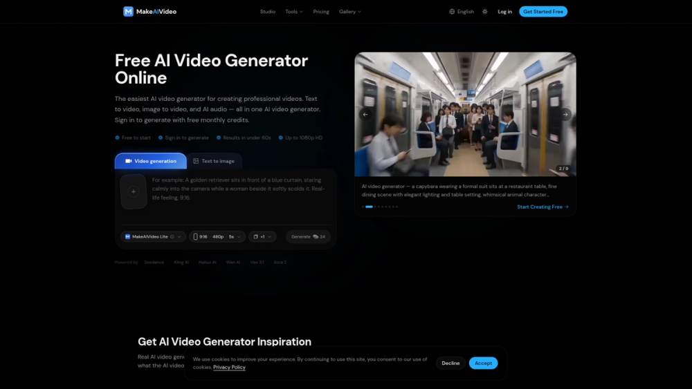 image of MakeAIVideo image of MakeAIVideo