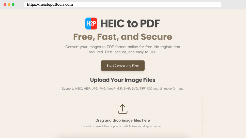 image of HEIC TO PDF