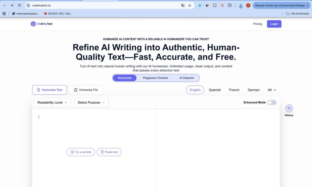 image of Un AI my text