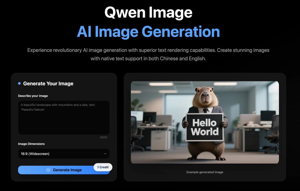 image of Qwen Image