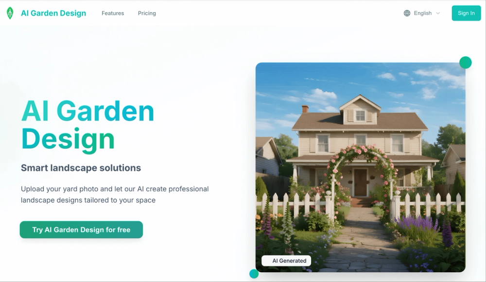 image of AI Garden Design
