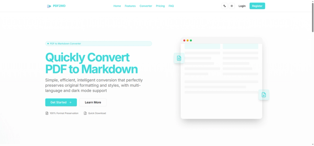 image of PDF2MD