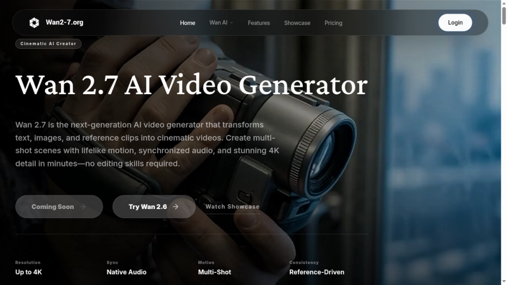 image of Wan 2.7 AI Video Generator image of Wan 2.7 AI Video Generator