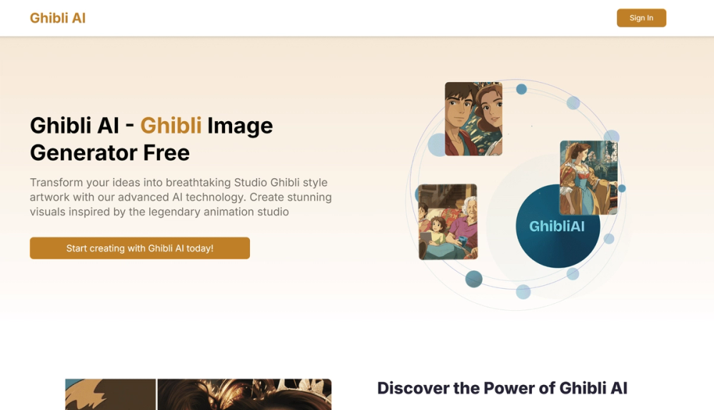 image of Ghibli AI Image Generator