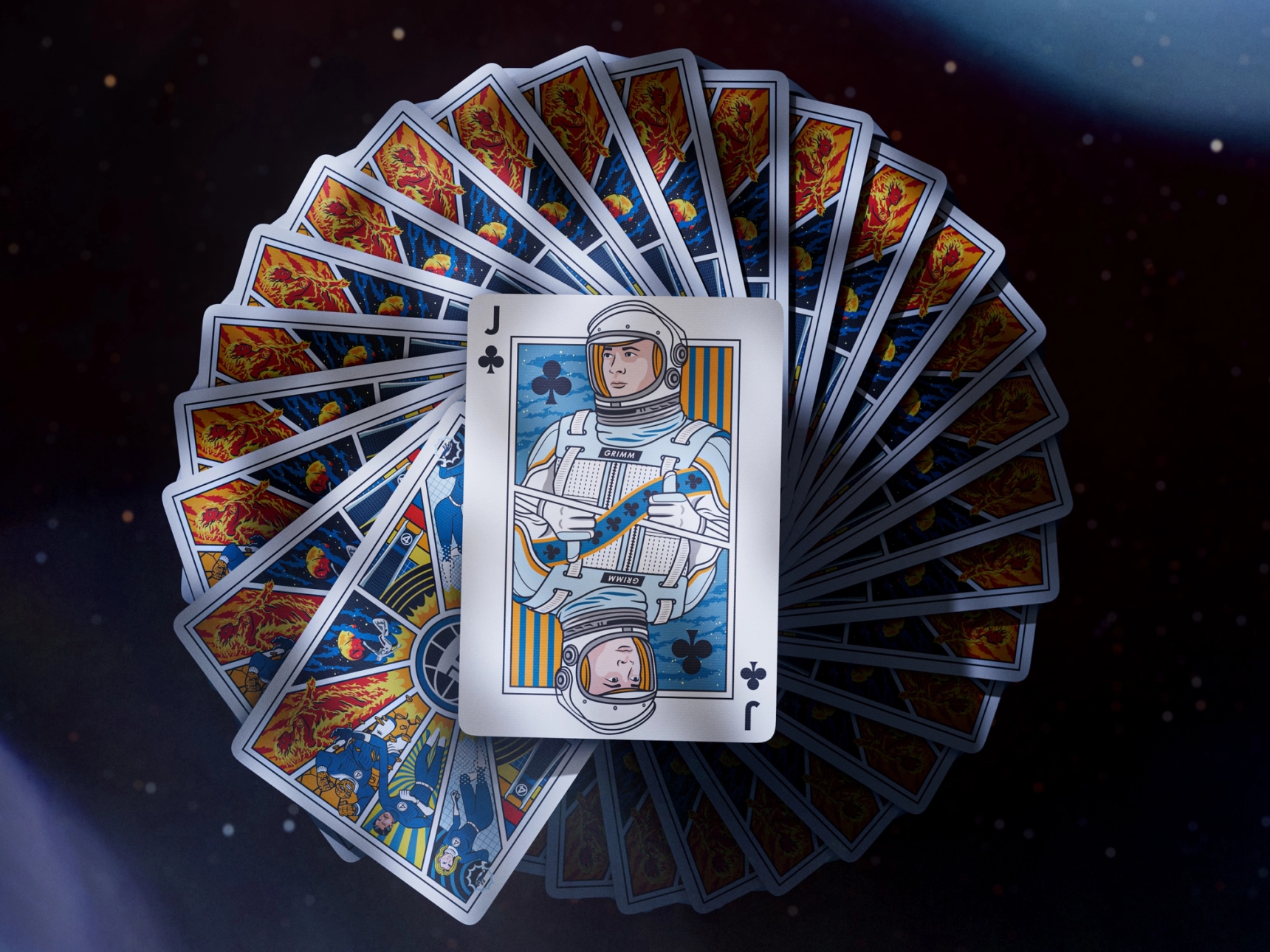 Fantastic 4 Playing Cards